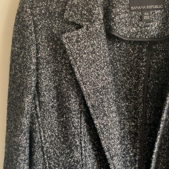 Banana Republic long wool blend grey gray coat jacket - Picture 6 of 8